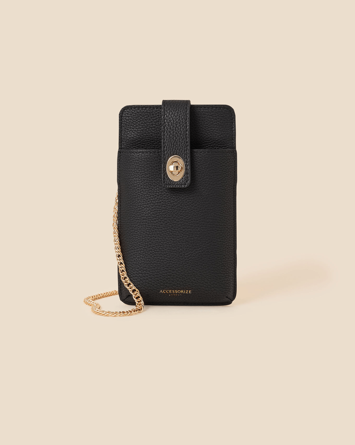 Chain Phone Bag Black